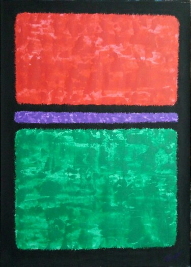 Schilderij getiteld "Mark Rothko" door Kyrylo Bondarenko, Origineel Kunstwerk, Acryl