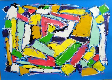 Peinture intitulée "Mark Rothko  1" par Kyrylo Bondarenko, Œuvre d'art originale, Acrylique