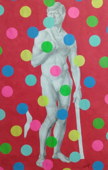 Картина под названием "Andy Warhol 3" - Kyrylo Bondarenko, Подлинное произведение искусства, Акрил
