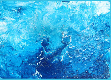 Painting titled "Sea" by Eda Kızmaz, Original Artwork, Acrylic