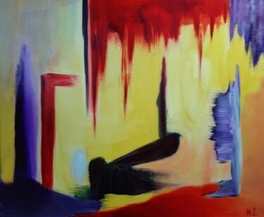 Картина под названием "Chaleur" - L'Artiphaine Hj Helleboid, Подлинное произведение искусства, Акрил