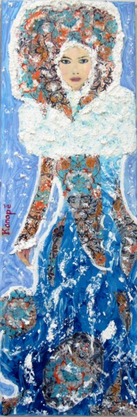 Peinture intitulée "Blouce" par L'Atelier De Kanopé, Œuvre d'art originale, Huile