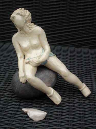 Escultura titulada "SIRENA (N° 54)" por L'Atelier De Nanou, Obra de arte original, Terracota