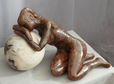 Skulptur mit dem Titel "069_MERIDIENNE ***" von L'Atelier De Nanou, Original-Kunstwerk, Terra cotta