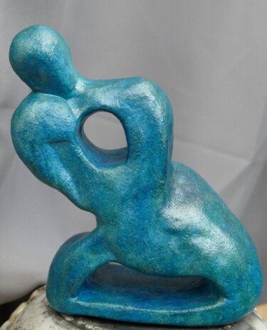 Sculpture intitulée "008_EQUILIBRE" par L'Atelier De Nanou, Œuvre d'art originale, Terre cuite