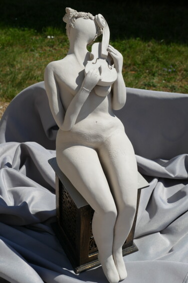Skulptur mit dem Titel "124_HARMONY" von L'Atelier De Nanou, Original-Kunstwerk, Terra cotta