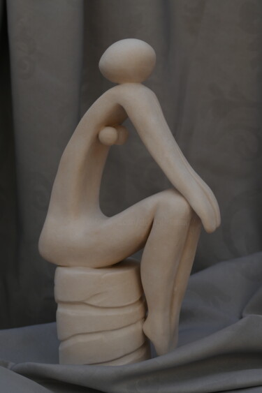 Sculpture titled "138_CAMILLE ***" by L'Atelier De Nanou, Original Artwork, Terra cotta
