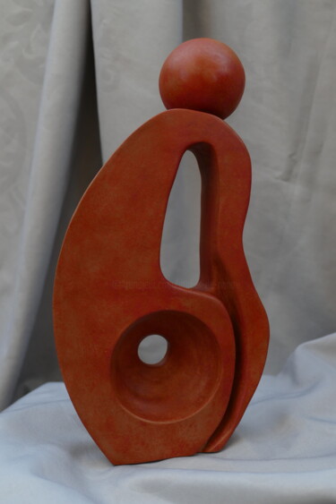 Sculpture intitulée "139_ATARAXIE" par L'Atelier De Nanou, Œuvre d'art originale, Terre cuite