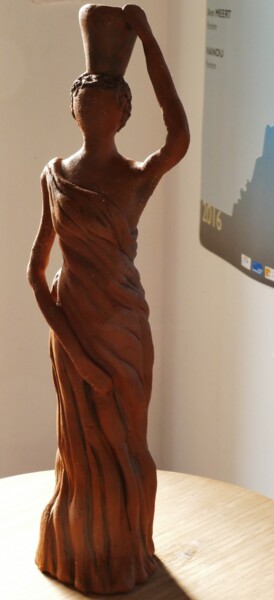 Sculpture titled "152_ AWA (Source de…" by L'Atelier De Nanou, Original Artwork, Terra cotta