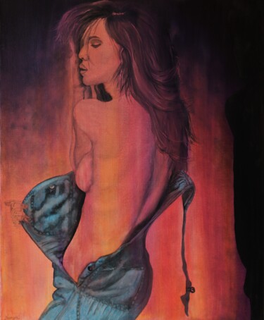 Malerei mit dem Titel "ESPRIT REVECHE" von L'Atelier De Nanou, Original-Kunstwerk, Öl