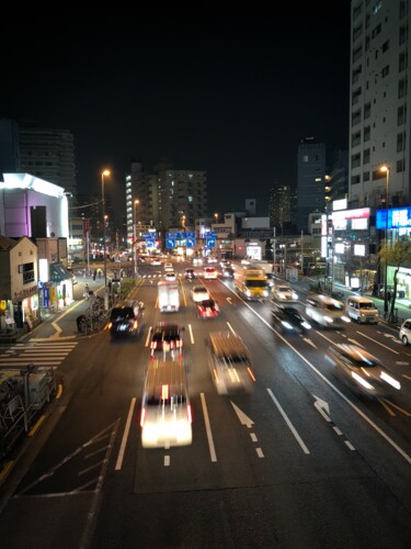 Photography titled "Tokyo night" by Laurence Linsenmaier, Original Artwork, Non Manipulated Photography