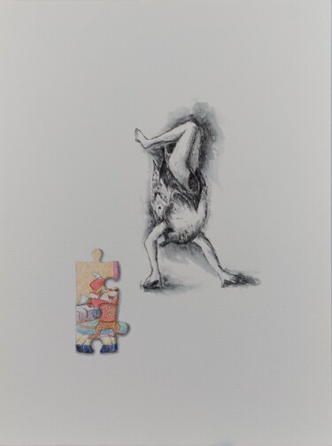 Dessin intitulée "Voilààà" par Laurent Fierdehaiche, Œuvre d'art originale, Encre