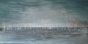 Painting titled "Naa edilli Bay 2" by L.Kissner, Original Artwork, Acrylic