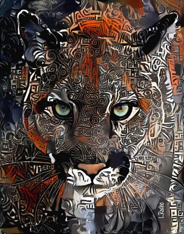 Arte digitale intitolato "Puma 550" da L.Roche, Opera d'arte originale, Acrilico