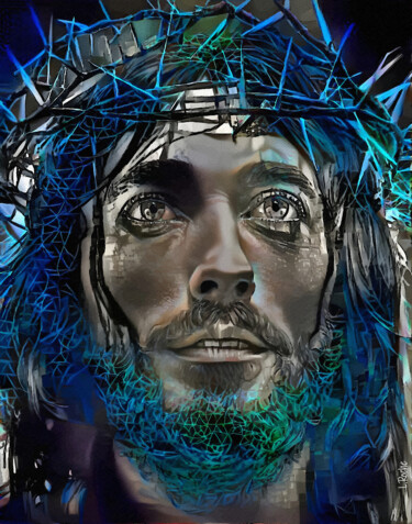 Digitale Kunst mit dem Titel "From Nazareth" von L.Roche, Original-Kunstwerk, 2D digitale Arbeit
