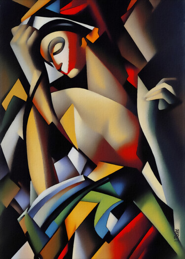 Le Penseur Arts numériques intitulée "Le Penseur" par L.Roche, Œuvre d'art originale, Acrylique