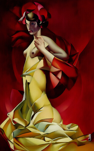 Digital Arts titled "Fuego Flamenco" by L.Roche, Original Artwork, Ink