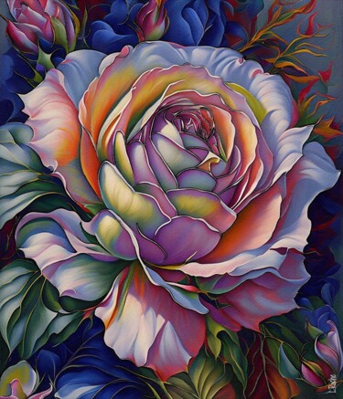 Rosa de Marzo Arts numériques intitulée "Rosa de Marzo" par L.Roche, Œuvre d'art originale, Encre