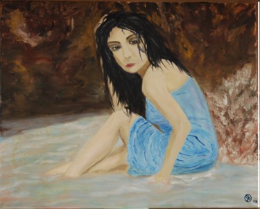 Painting titled "Muse" by La Babssy, Original Artwork