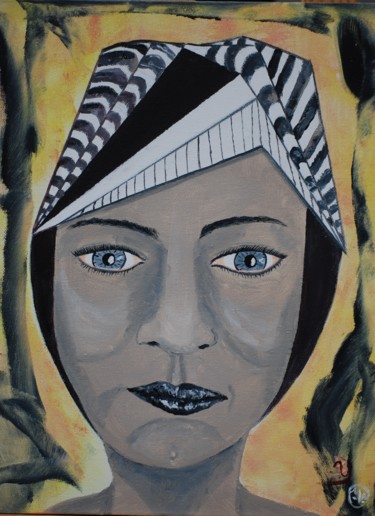 Peinture intitulée "Madame Pi  2" par La Babssy, Œuvre d'art originale