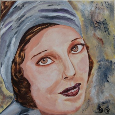 Painting titled "Loretta" by La Babssy, Original Artwork