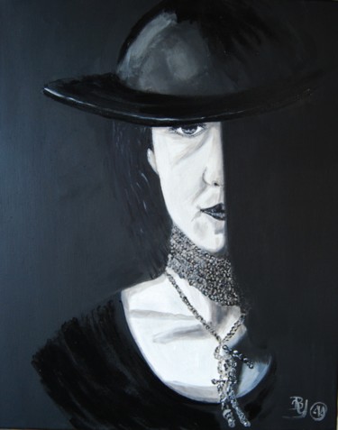 Painting titled "Madame OZ" by La Babssy, Original Artwork