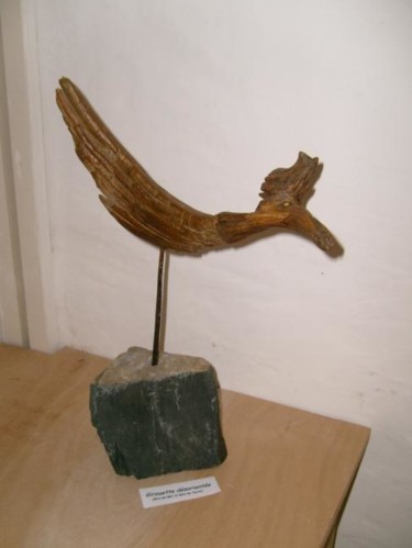 Sculpture intitulée "Girouette désorient…" par Kiti Bois-Verre, Œuvre d'art originale