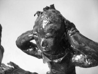 Sculpture intitulée "Le syndrome du Tita…" par Kiti Bois-Verre, Œuvre d'art originale