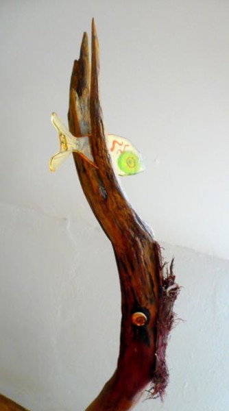 Sculpture intitulée "Le grand élan ( dét…" par Kiti Bois-Verre, Œuvre d'art originale
