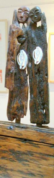 Sculpture intitulée "Passage du Goix" par Kiti Bois-Verre, Œuvre d'art originale