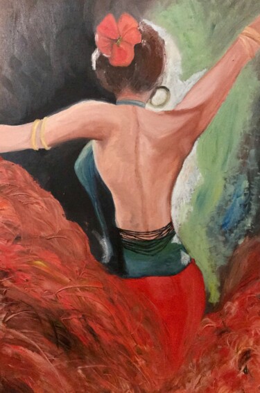 绘画 标题为“Ballerina di Flamen…” 由Labirint, 原创艺术品, 油