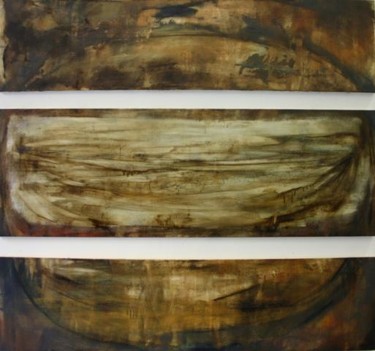 Pittura intitolato "Trittico. Segmenti…" da Sabrina Carletti, Opera d'arte originale