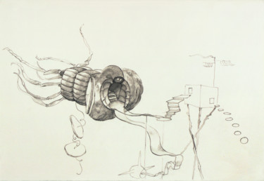 Drawing titled "Marigolds Live Fore…" by Lacey Stinson, Original Artwork, Pencil