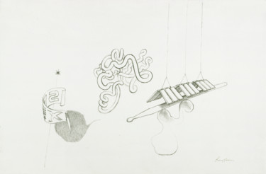 Drawing titled "Selective Pressure" by Lacey Stinson, Original Artwork, Pencil