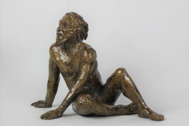 Escultura intitulada "Faune" por Frédérique Lacroix Damas, Obras de arte originais, Cerâmica