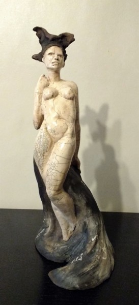 Escultura intitulada "Euterpe" por Frédérique Lacroix Damas, Obras de arte originais, Cerâmica