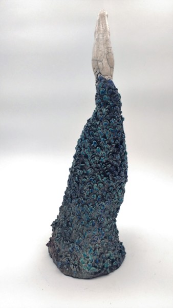 Sculpture intitulée "Plongeon aquatique" par Frédérique Lacroix Damas, Œuvre d'art originale, Céramique