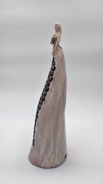 Sculpture intitulée "Comme un parfum d'a…" par Frédérique Lacroix Damas, Œuvre d'art originale, Céramique