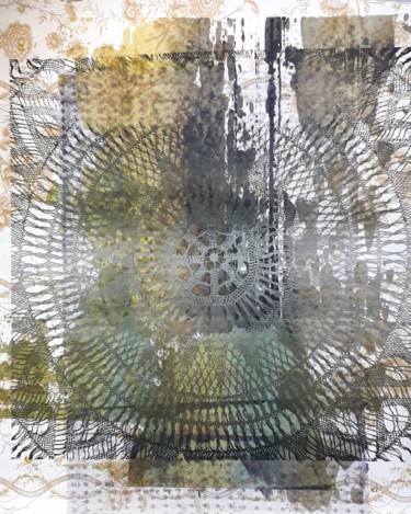Rouages 6 Gravures & estampes intitulée "Rouages 6" par Agnès Leblond, Œuvre d'art originale, Sérigraphie