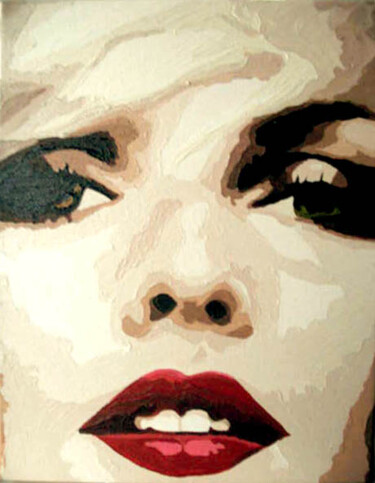 Painting titled "Blondie" by Lady Caviar, Original Artwork