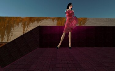 Arts numériques intitulée "Le mur" par Lady Caviar, Œuvre d'art originale