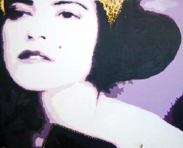 Painting titled "Princess" by Lady Caviar, Original Artwork