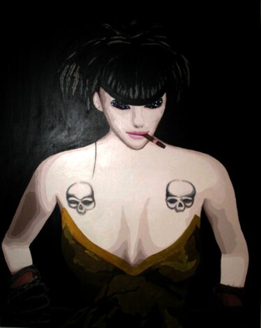 Digital Arts titled "Skull Princess" by Lady Caviar, Original Artwork
