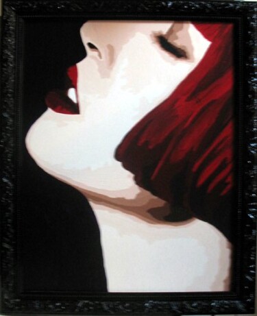 Peinture intitulée "ellerouge" par Lady Caviar, Œuvre d'art originale