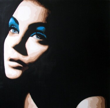 Peinture intitulée "Au Cabaret Aléatoire" par Lady Caviar, Œuvre d'art originale