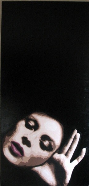 Painting titled "La rumeur" by Lady Caviar, Original Artwork
