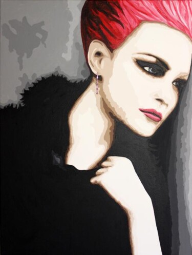 Картина под названием "3.jpg" - Lady Caviar, Подлинное произведение искусства, Акрил