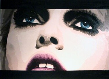 Peinture intitulée "Grand écran" par Lady Caviar, Œuvre d'art originale
