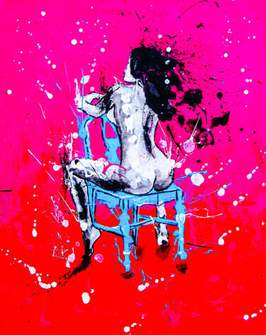 Pintura titulada "Hot Summer 14" por Lady Redhorns, Obra de arte original, Acrílico