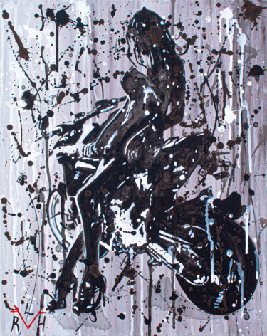 "Ghost Rider" başlıklı Tablo Lady Redhorns tarafından, Orijinal sanat, Akrilik